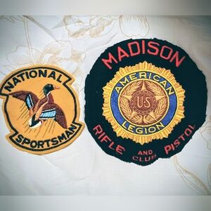 Madison Rifle & Pistol Embroidered Patch - Black/Gold